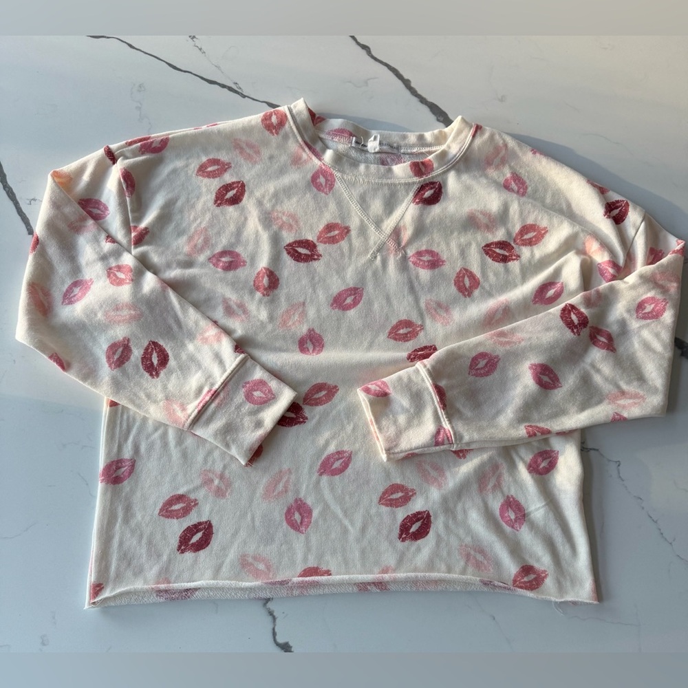 Grayson Threads Pink Lip Print Pajama Set - Picture 2 of 6